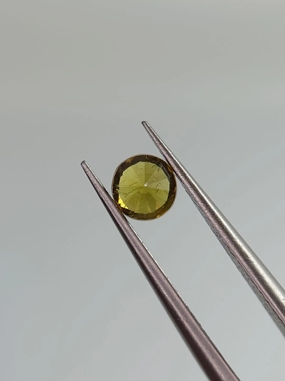 0.54ct Natural Demantoid Garnet Round shape from Pakistan — view 4